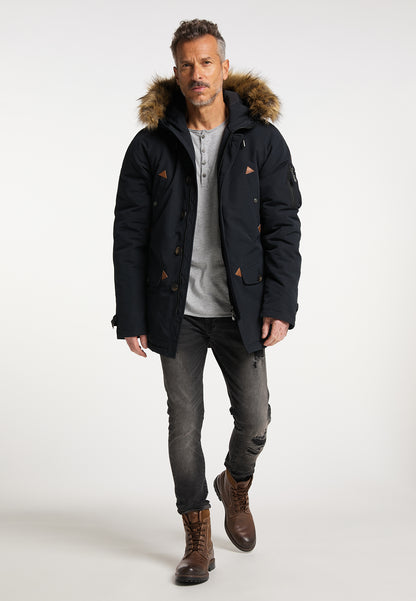 DreiMaster Vintage Men's Wattierte Winterjacke