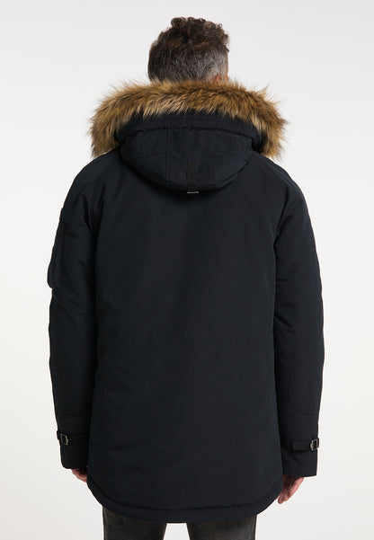 DreiMaster Vintage Herren wattierte Winterjacke