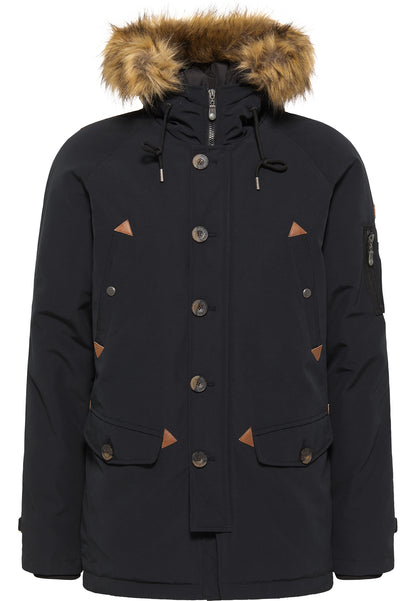 DreiMaster Vintage Men's Wattierte Winterjacke