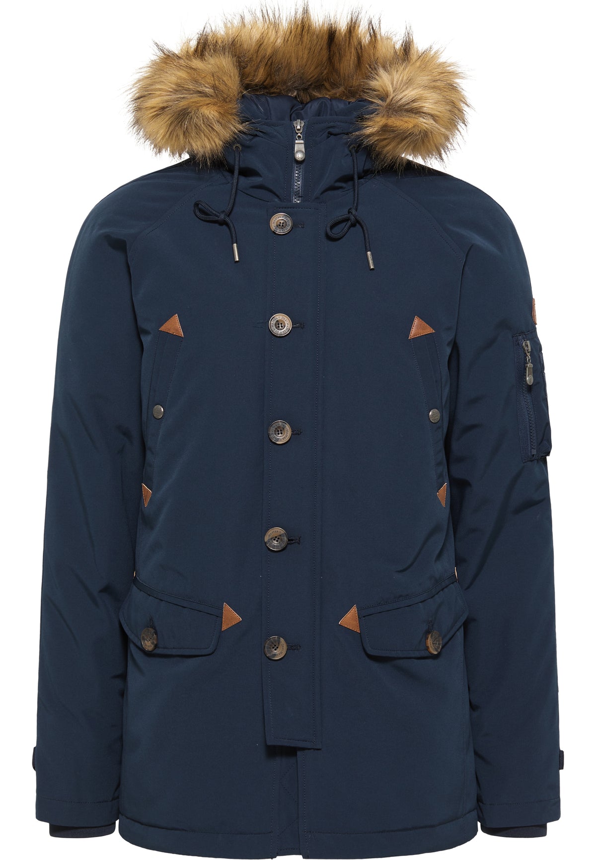DreiMaster Vintage Men's Wattierte Winterjacke