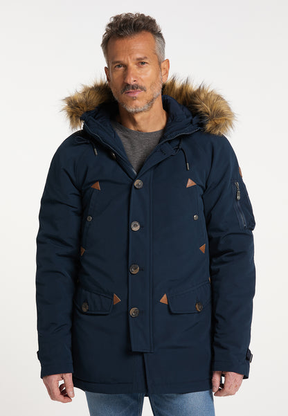 DreiMaster Vintage Men's Wattierte Winterjacke