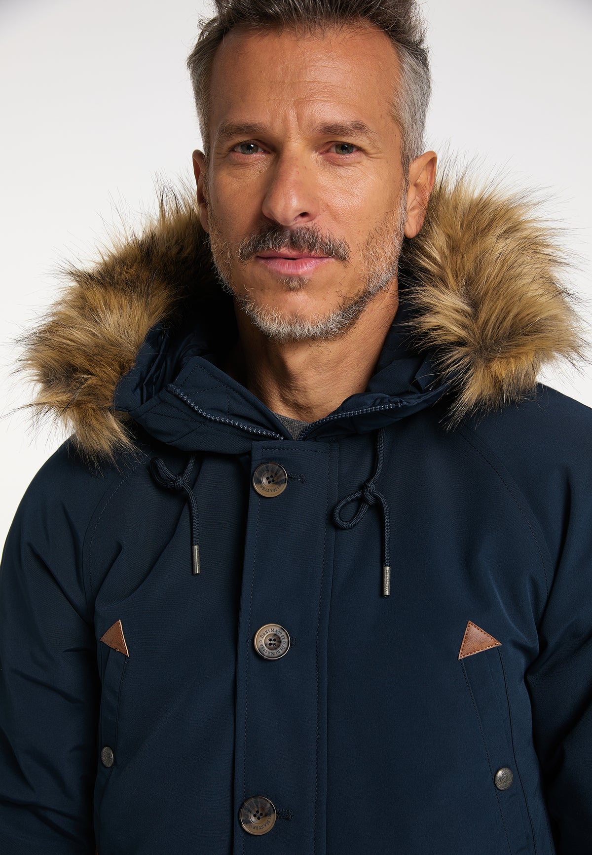DreiMaster Vintage Men's Wattierte Winterjacke