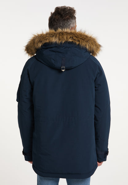 DreiMaster Vintage Herren wattierte Winterjacke