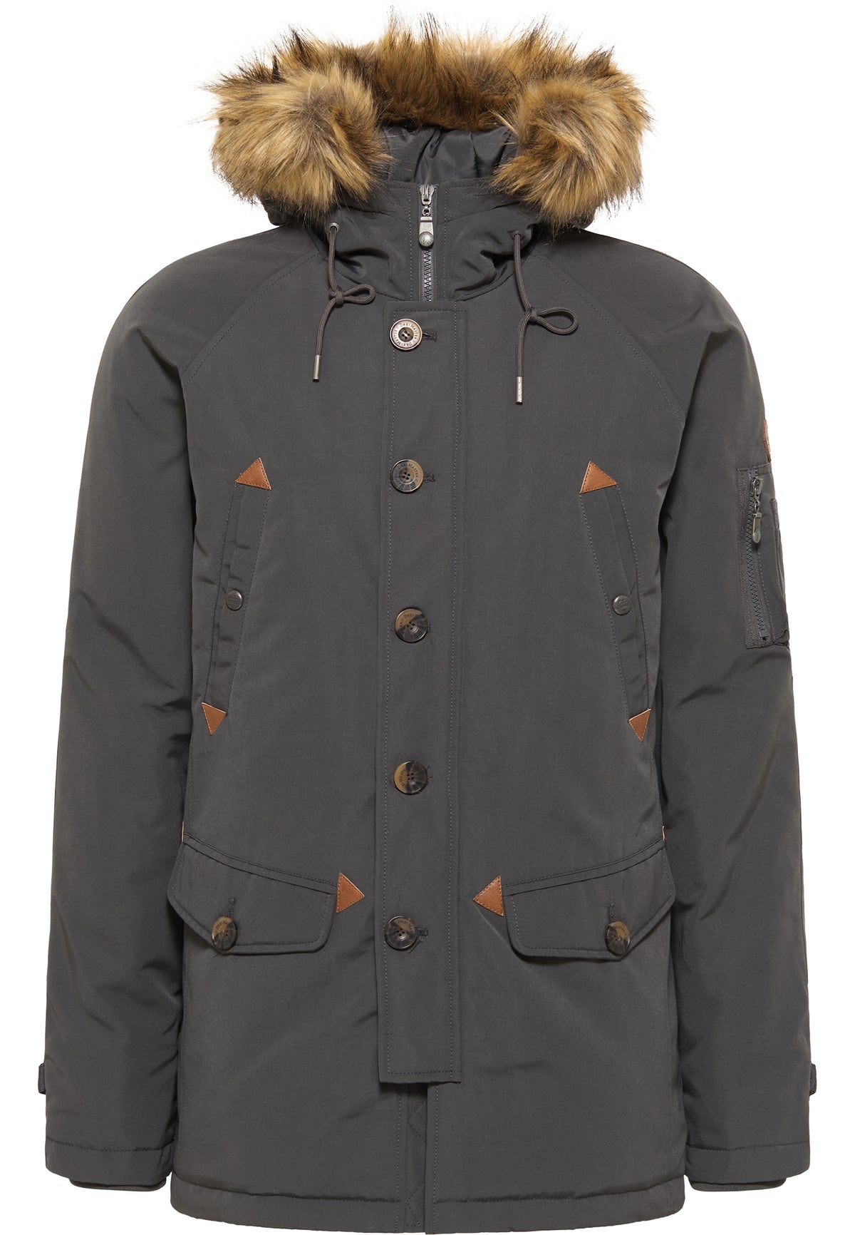DreiMaster Vintage Men's Wattierte Winterjacke