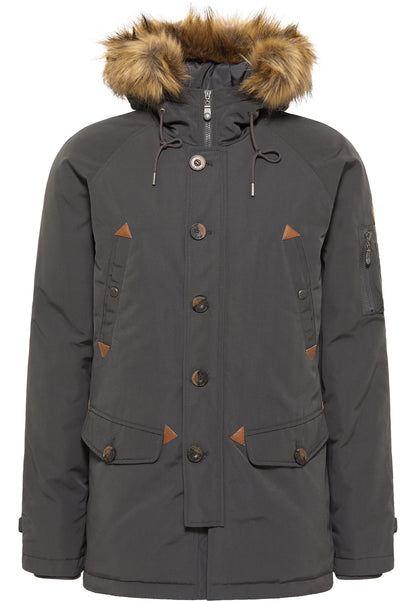 DreiMaster Vintage Men's Wattierte Winterjacke