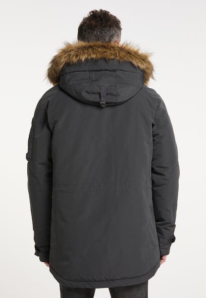 DreiMaster Vintage Herren wattierte Winterjacke