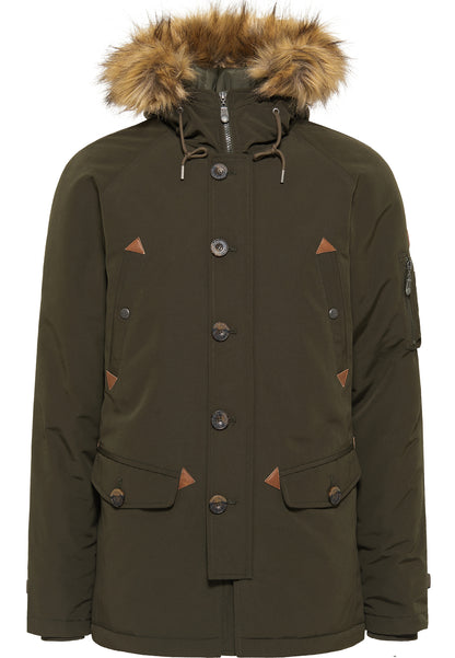 DreiMaster Vintage Men's Wattierte Winterjacke