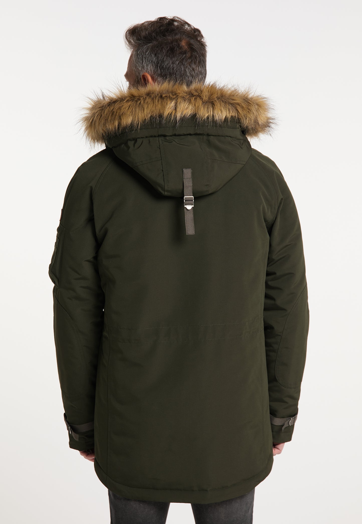 DreiMaster Vintage Herren wattierte Winterjacke