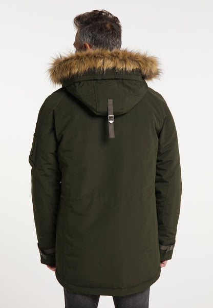 DreiMaster Vintage Herren wattierte Winterjacke