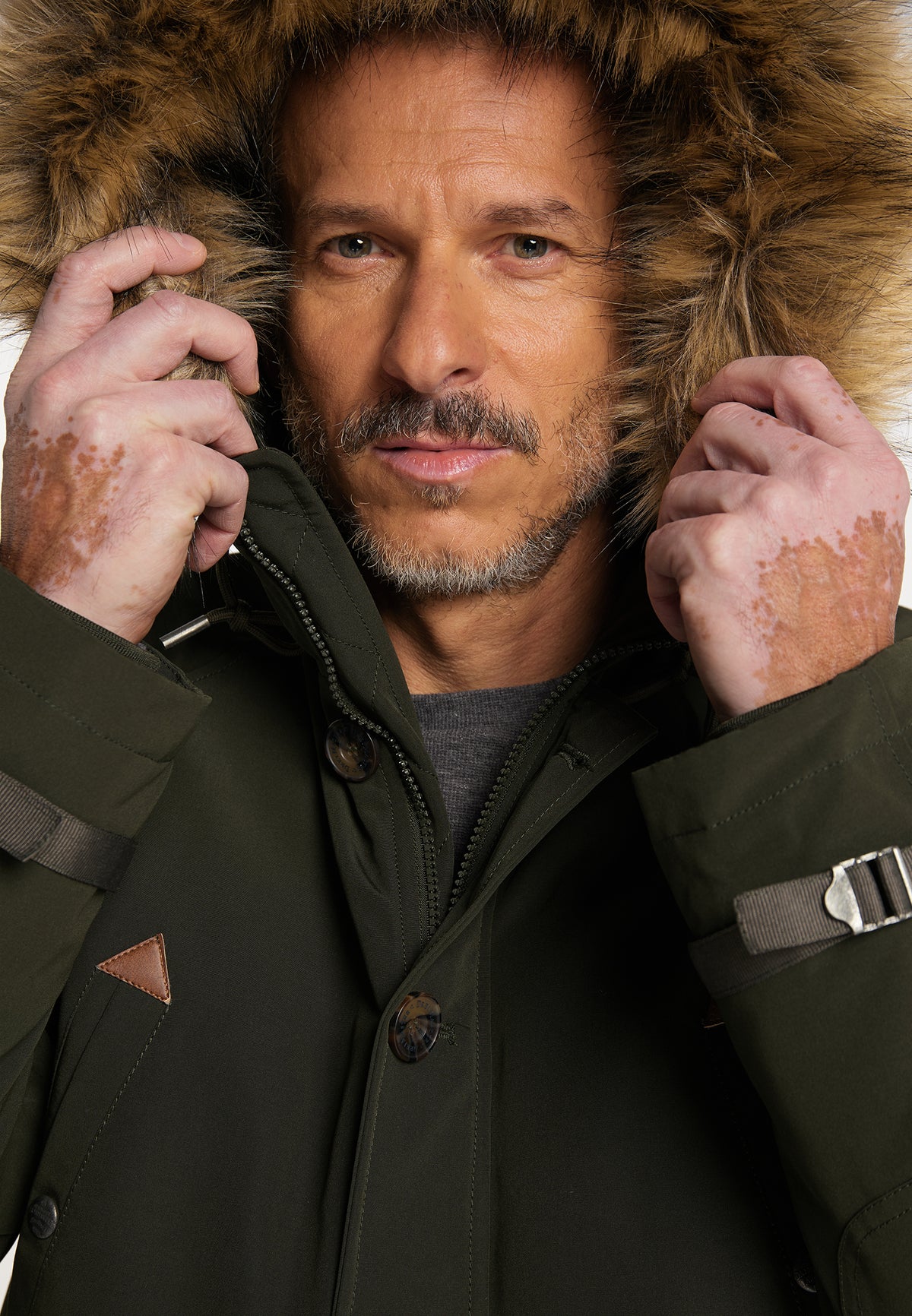 DreiMaster Vintage Men's Wattierte Winterjacke