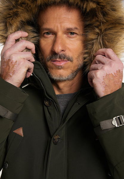 DreiMaster Vintage Men's Wattierte Winterjacke