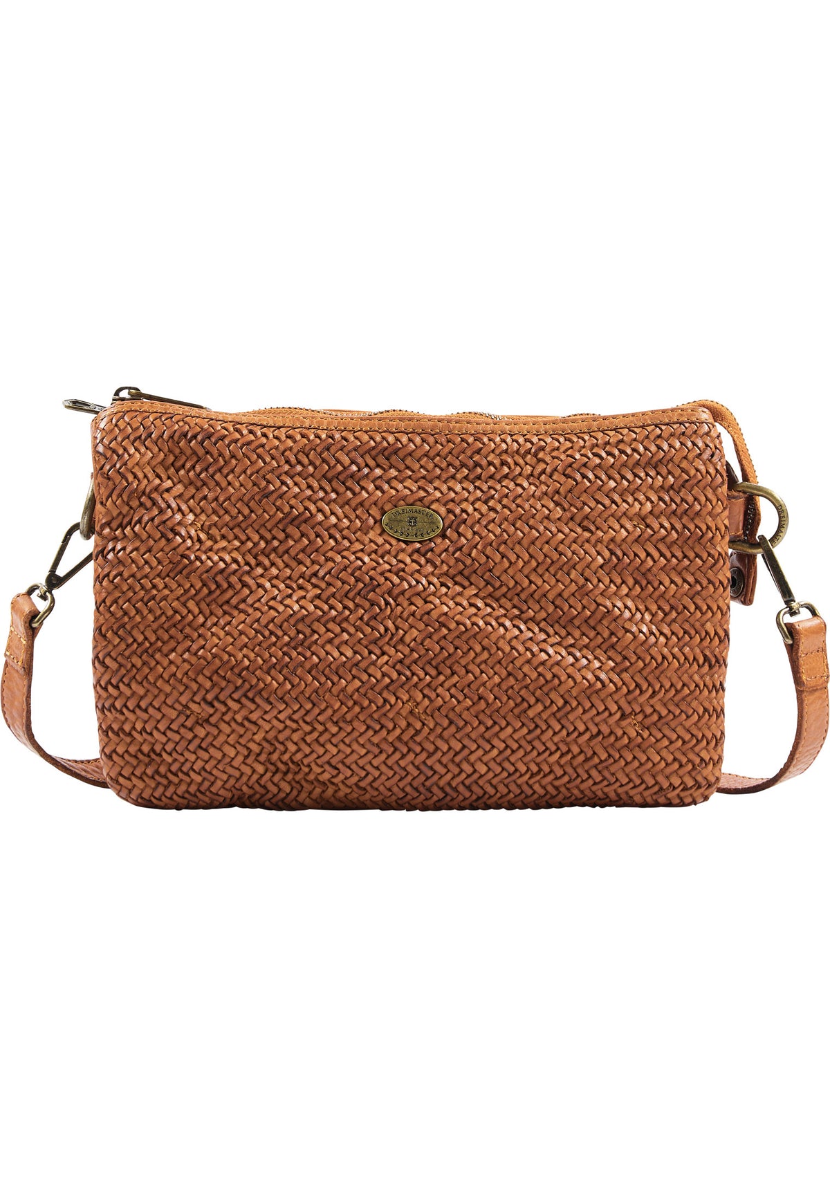 DreiMaster Vintage Damen-Umhängetasche aus Leder