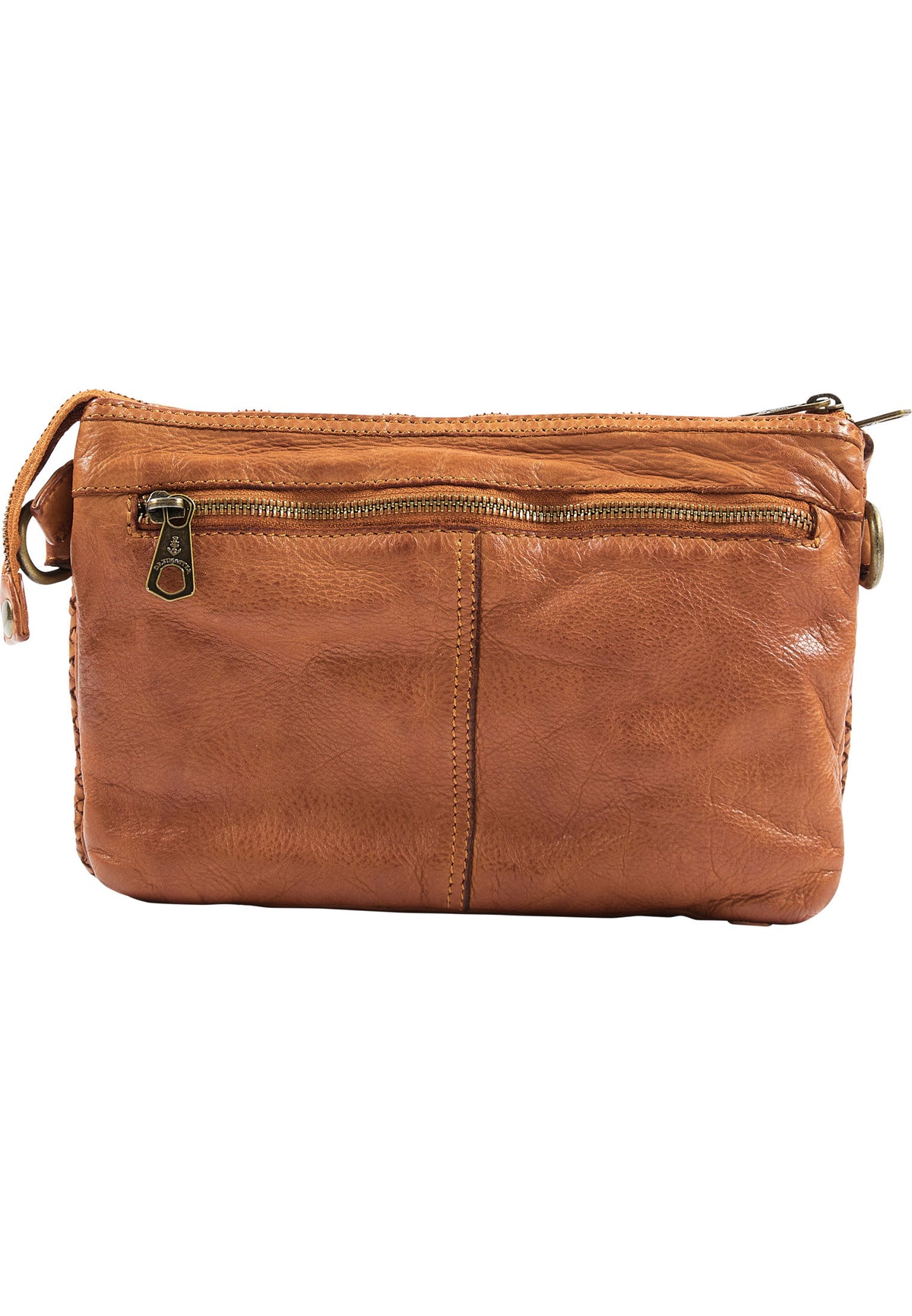 DreiMaster Vintage Damen-Umhängetasche aus Leder