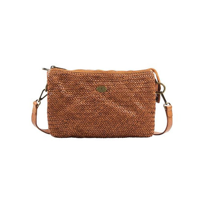 DreiMaster Vintage Damen-Umhängetasche aus Leder
