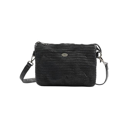 DreiMaster Vintage Damen-Umhängetasche aus Leder
