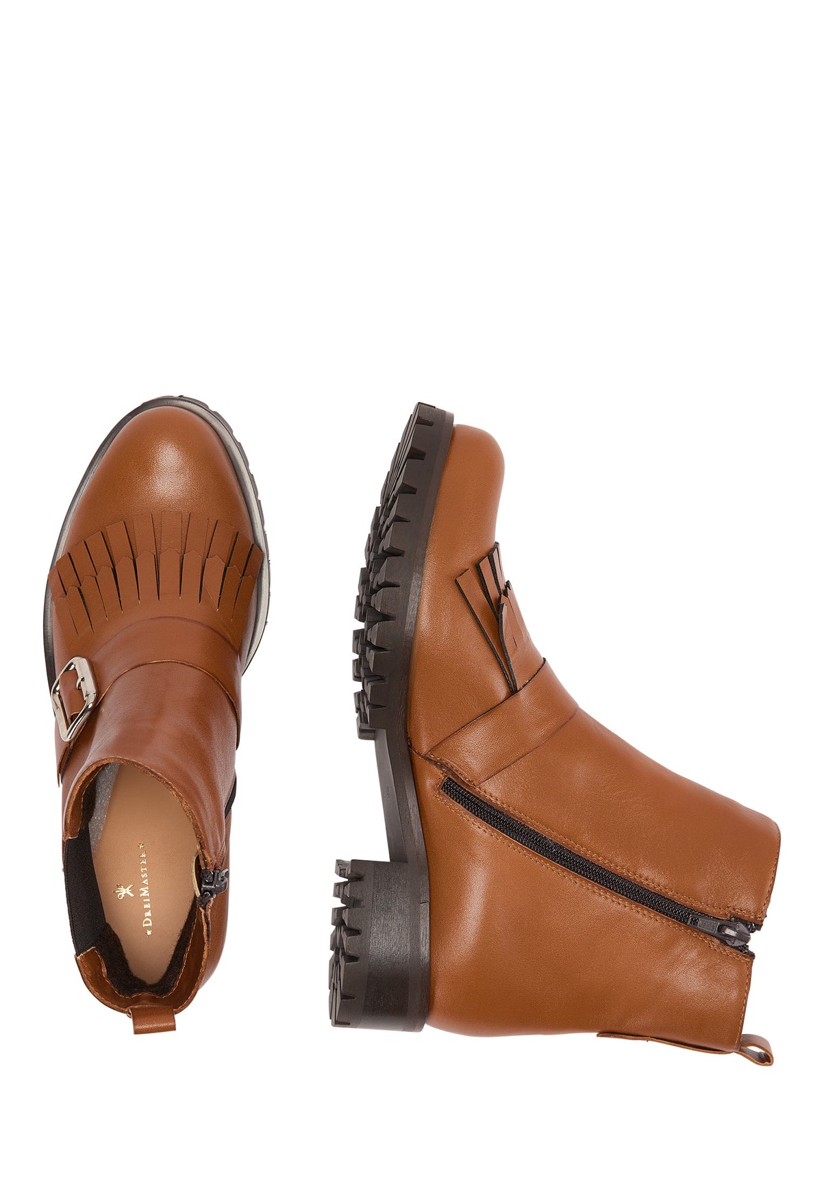 DreiMaster Klassik LI Damen-Leder-Chelsea-Boots