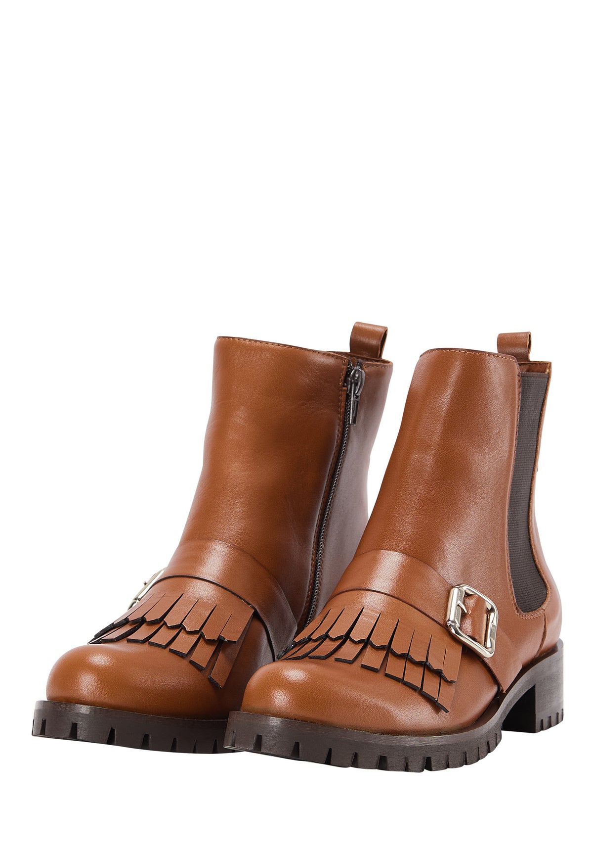DreiMaster Klassik LI Damen-Leder-Chelsea-Boots