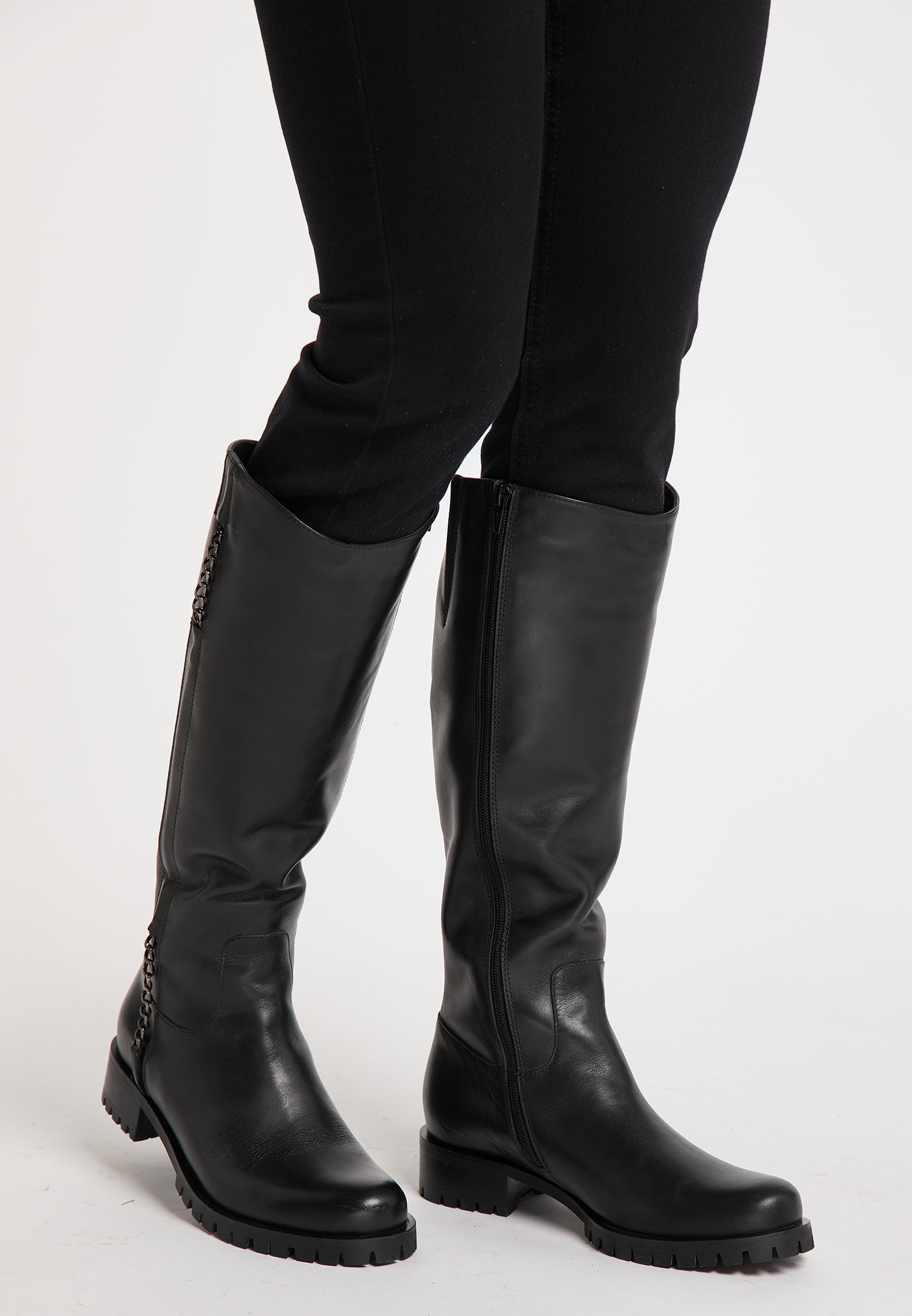 Dreimaster Vintage LI Women's Leder Stiefel