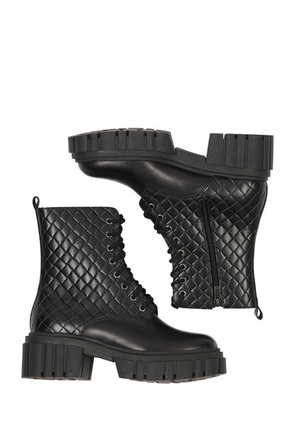 Leder-Stiefeletten