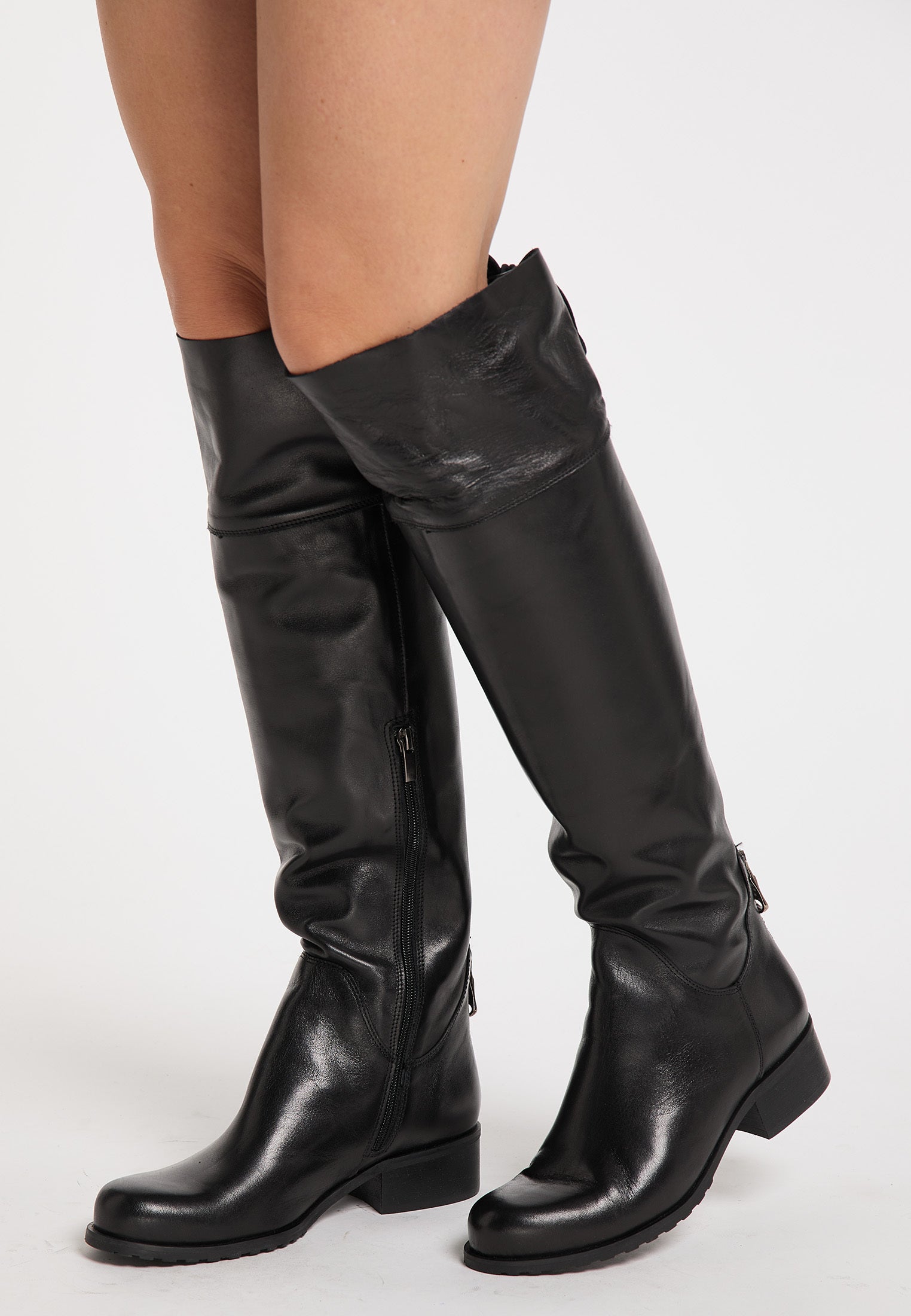 Dreimaster Vintage LI Women's Femininer Leder Stiefel