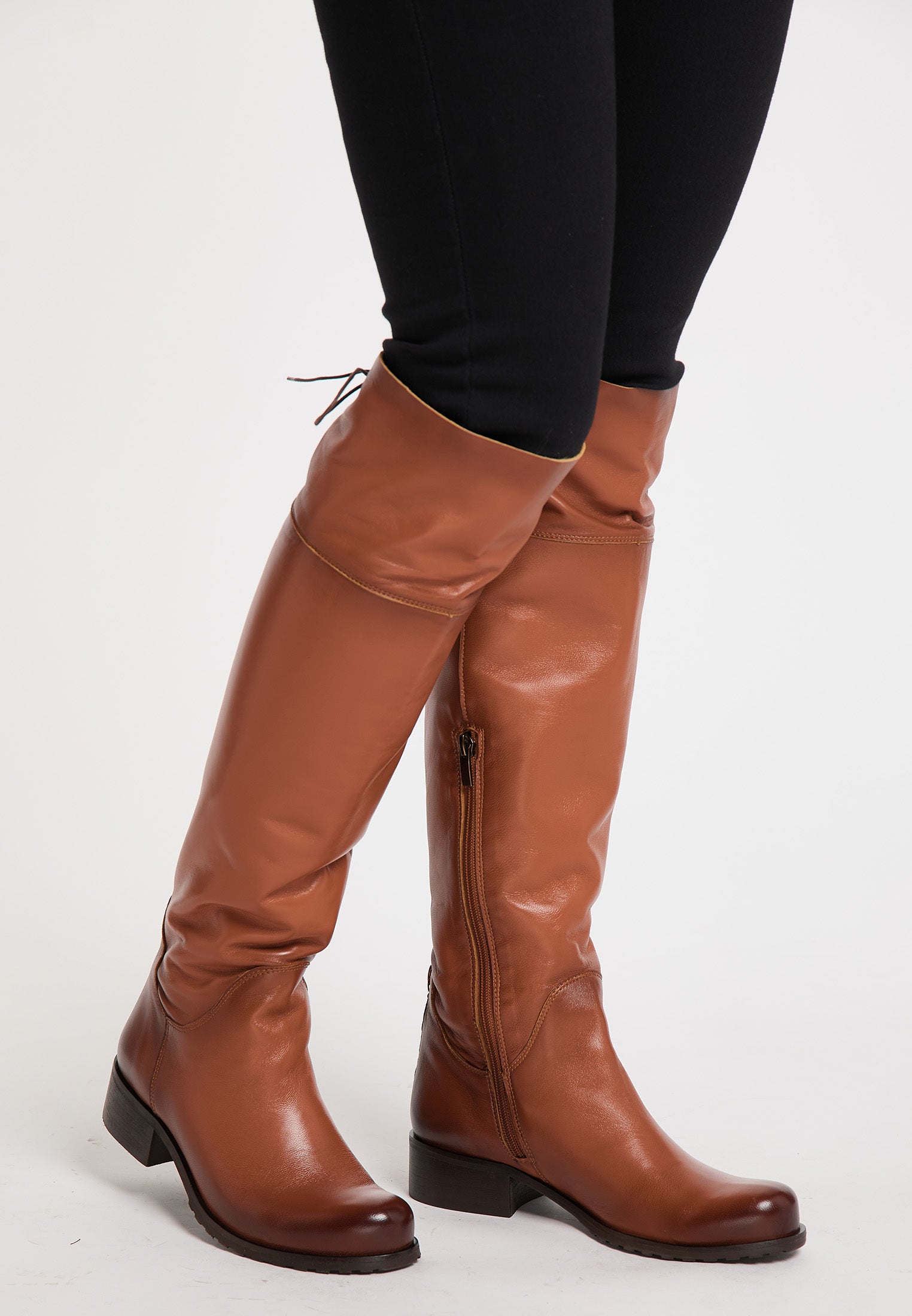 Dreimaster Vintage LI Women's Femininer Leder Stiefel