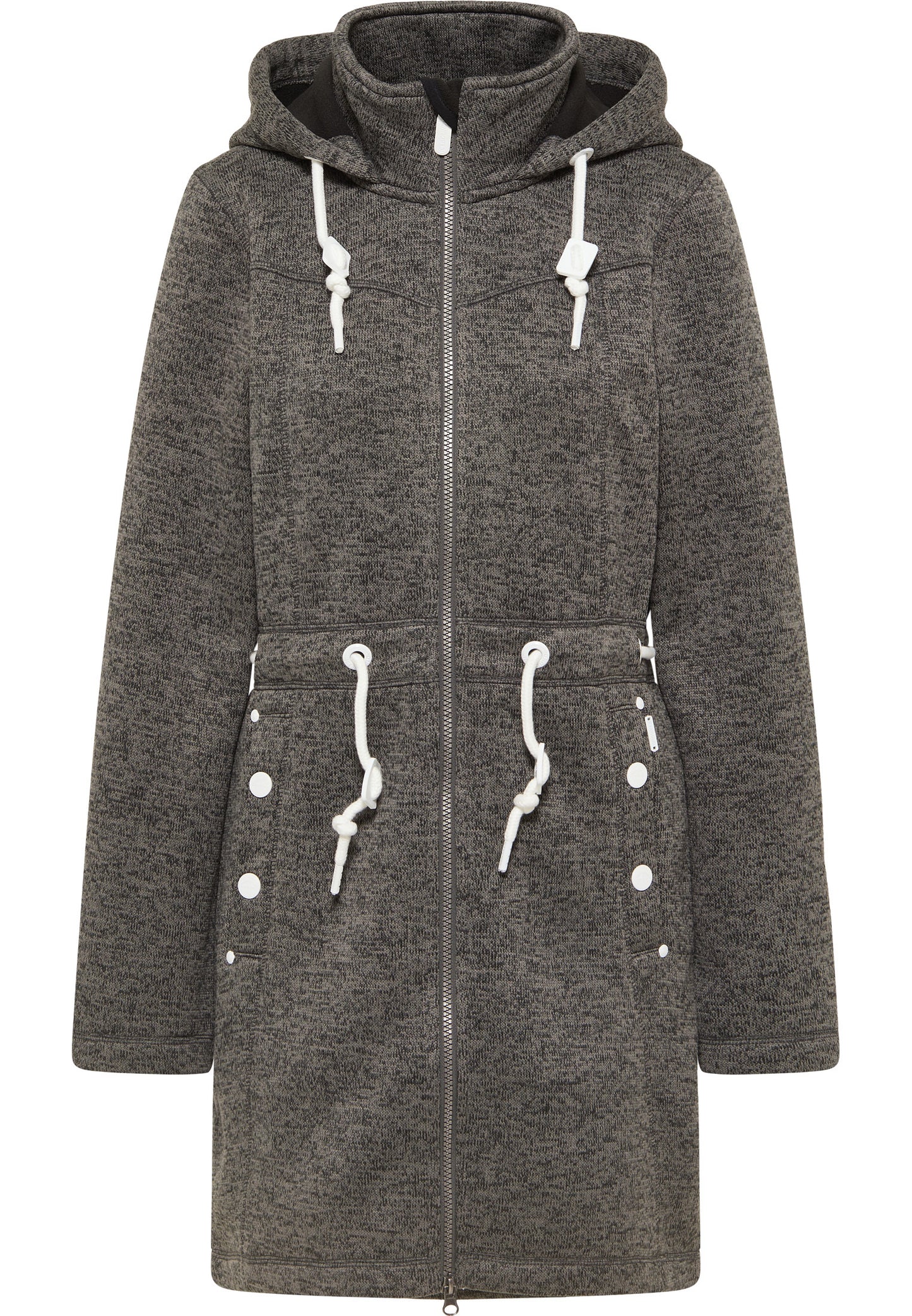 ICEBOUND damski dzianinowy płaszcz polarowy