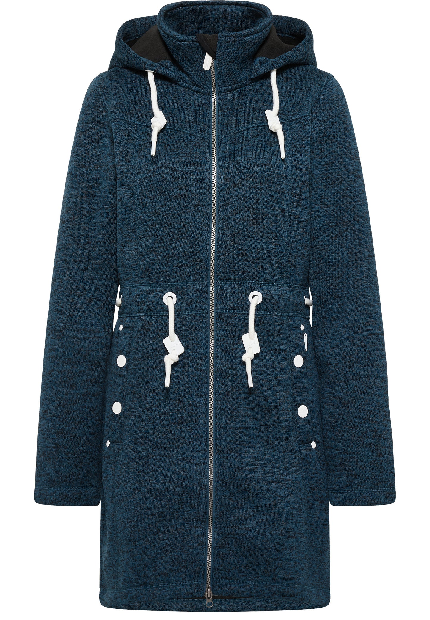 ICEBOUND damski dzianinowy płaszcz polarowy