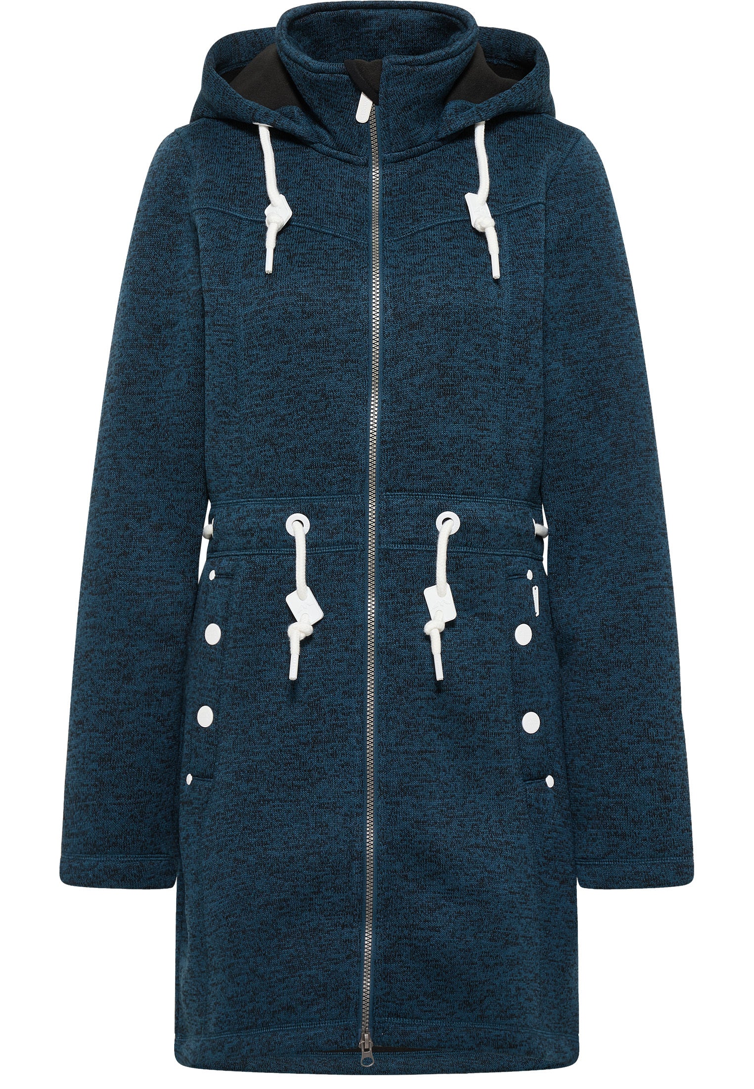 ICEBOUND damski dzianinowy płaszcz polarowy