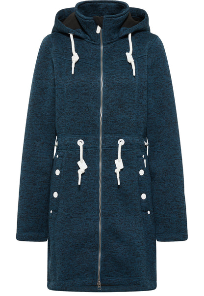 ICEBOUND damski dzianinowy płaszcz polarowy