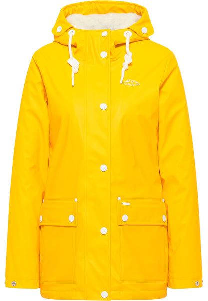 ICEBOUND Damen Regenjacke mit Kunstfellfutter