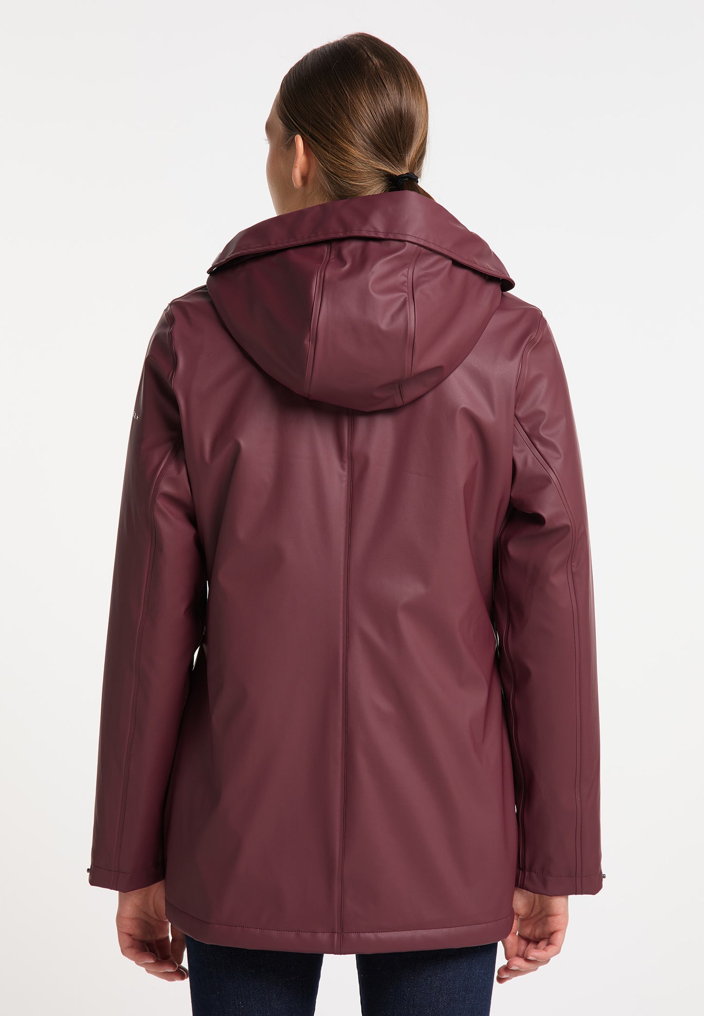 DreiMaster Maritim Damen-Regenjacke mit Kunstfell-Innenfutter