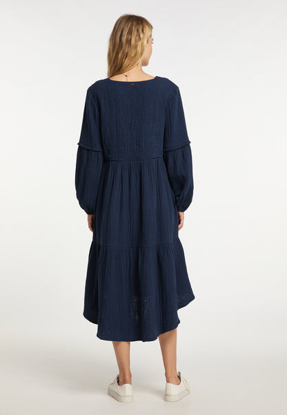 DreiMaster Vintage Damen-Midikleid