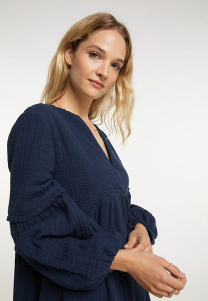 DreiMaster Vintage Damen-Midikleid