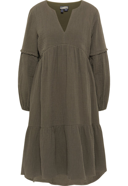 DreiMaster Vintage Damen-Midikleid