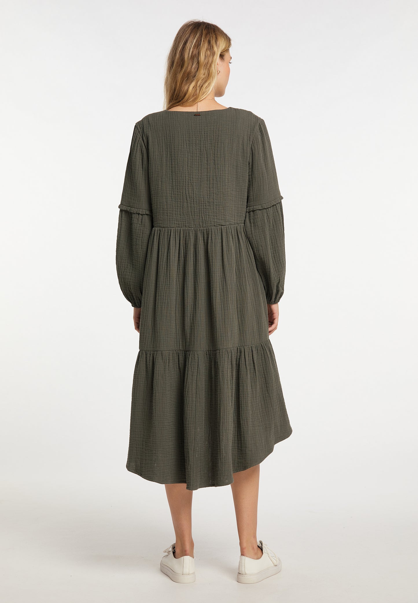 DreiMaster Vintage Damen-Midikleid