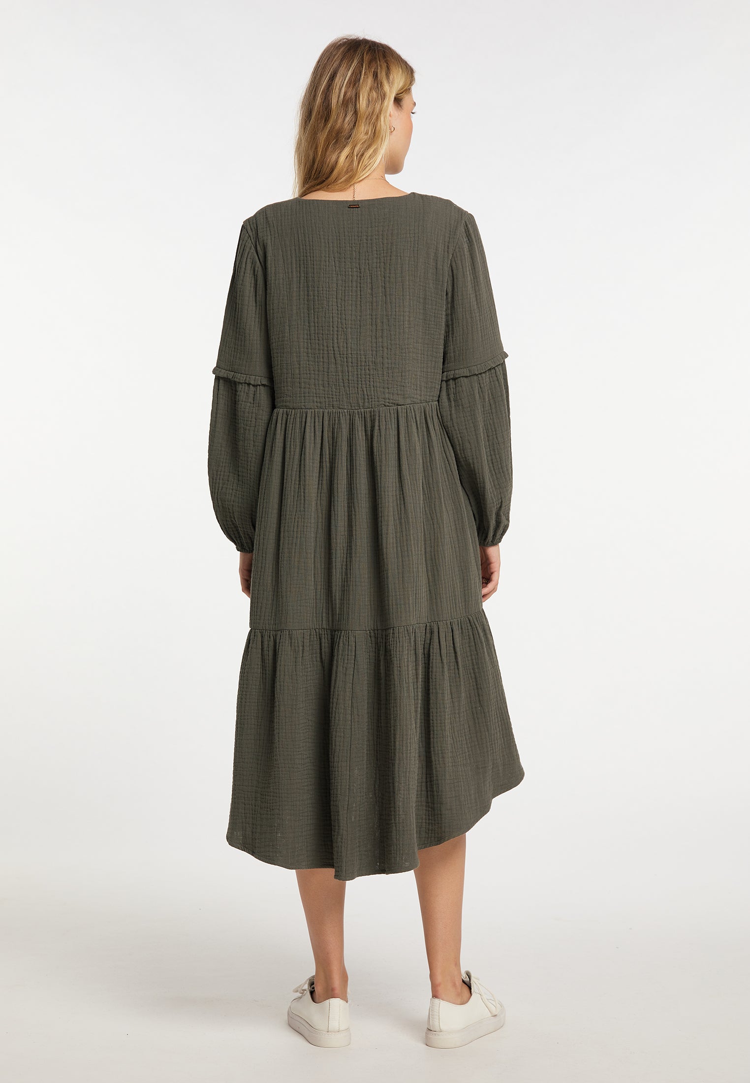 DreiMaster Vintage Damen-Midikleid