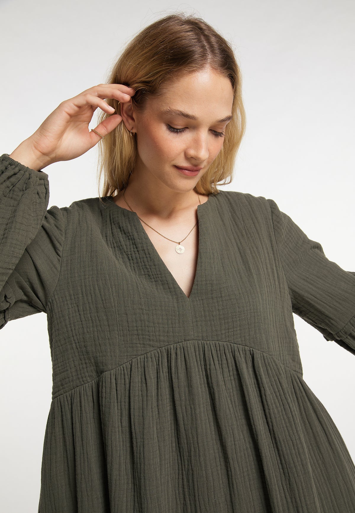 DreiMaster Vintage Damen-Midikleid