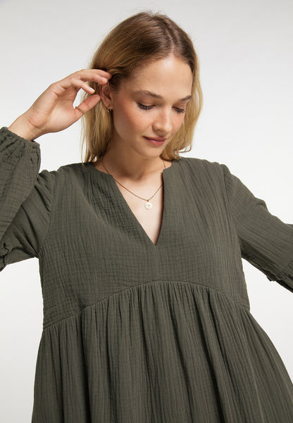 DreiMaster Vintage Damen-Midikleid
