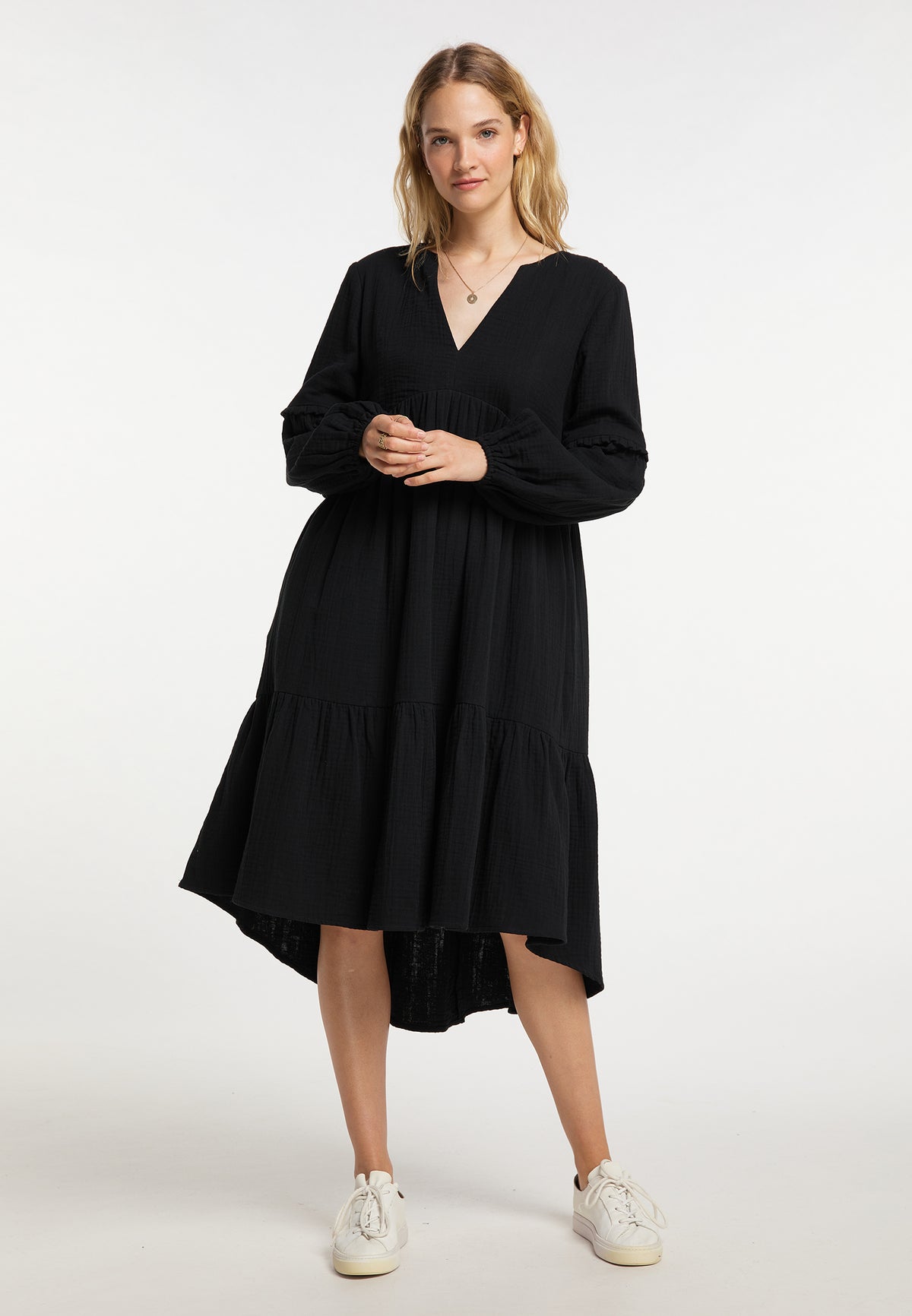 DreiMaster Vintage Damen-Midikleid