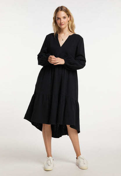 DreiMaster Vintage Damen-Midikleid