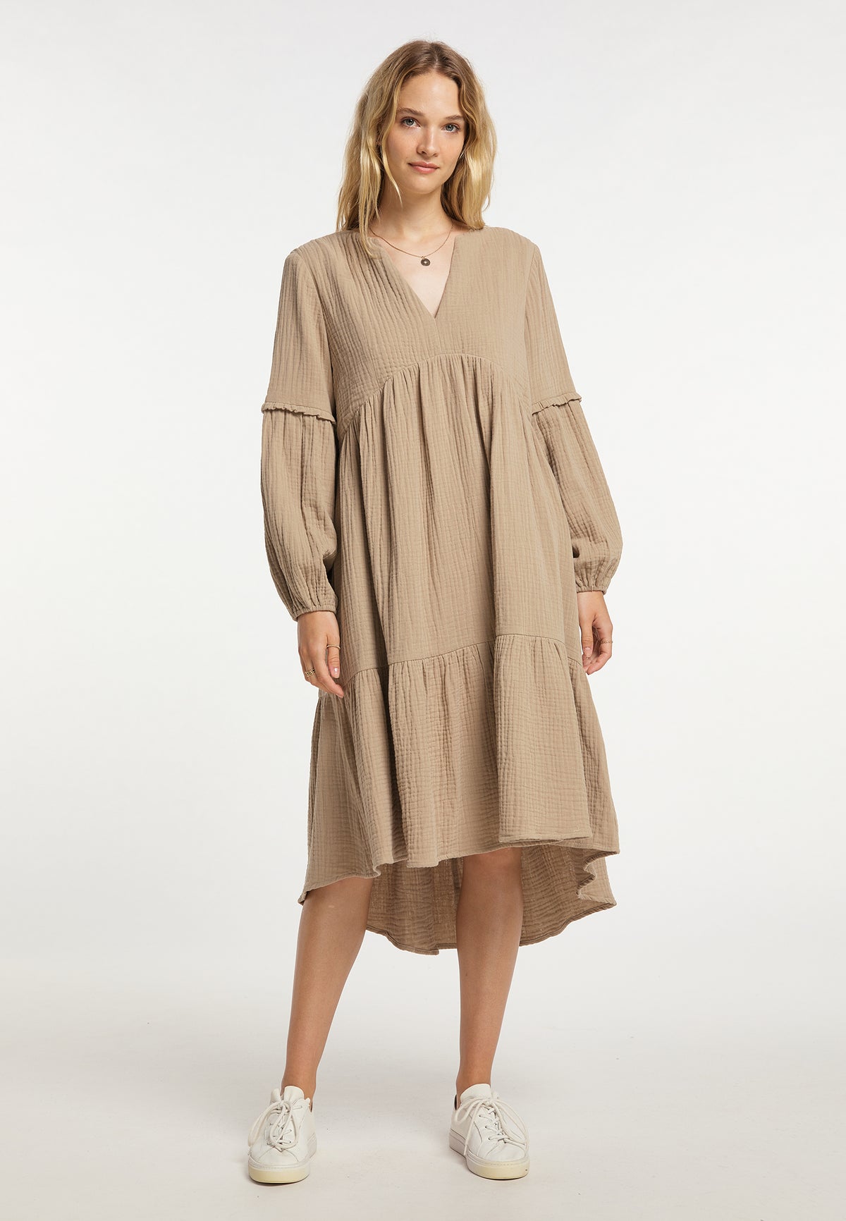 DreiMaster Vintage Damen-Midikleid