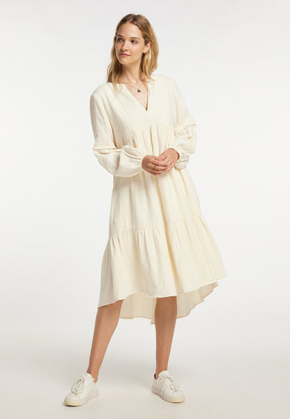 DreiMaster Vintage Damen-Midikleid