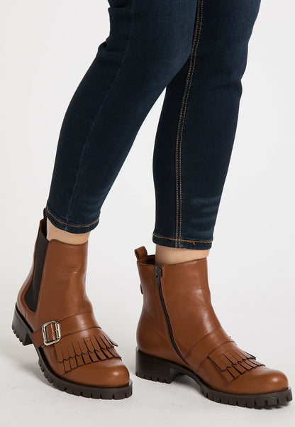 DreiMaster Klassik LI Damen-Leder-Chelsea-Boots