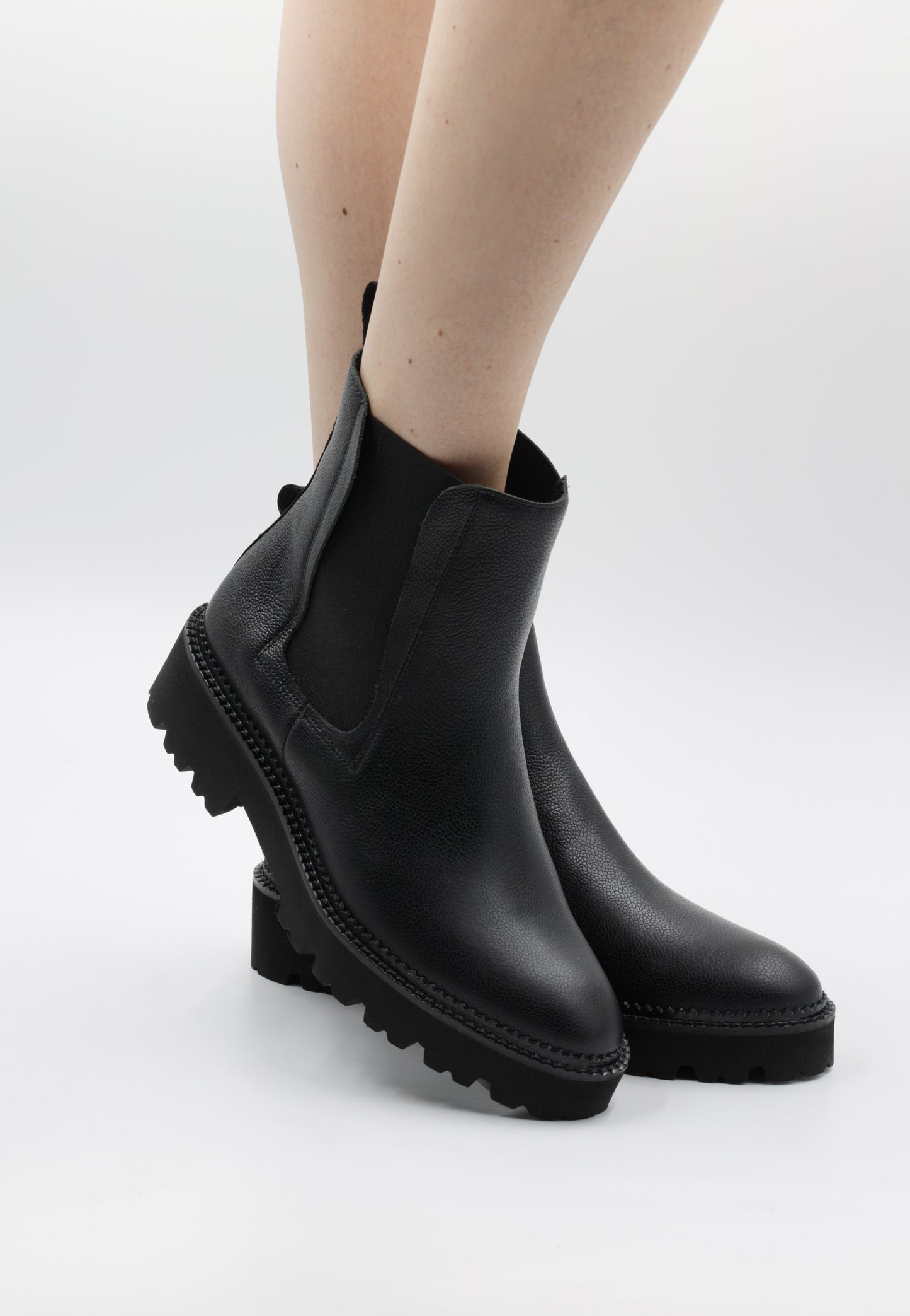 Dreimaster Vintage LI Women's Leder Chelsea-Boots