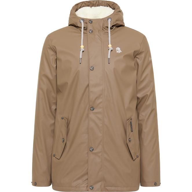 Schmuddelwedda Men's Regenjacke mit Teddyfutter