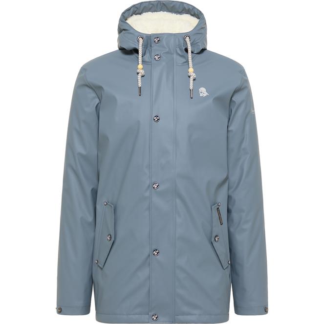 Schmuddelwedda Men's Regenjacke mit Teddyfutter