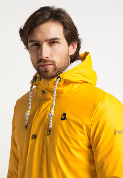 Schmuddelwedda Men's Regenjacke mit Teddyfutter
