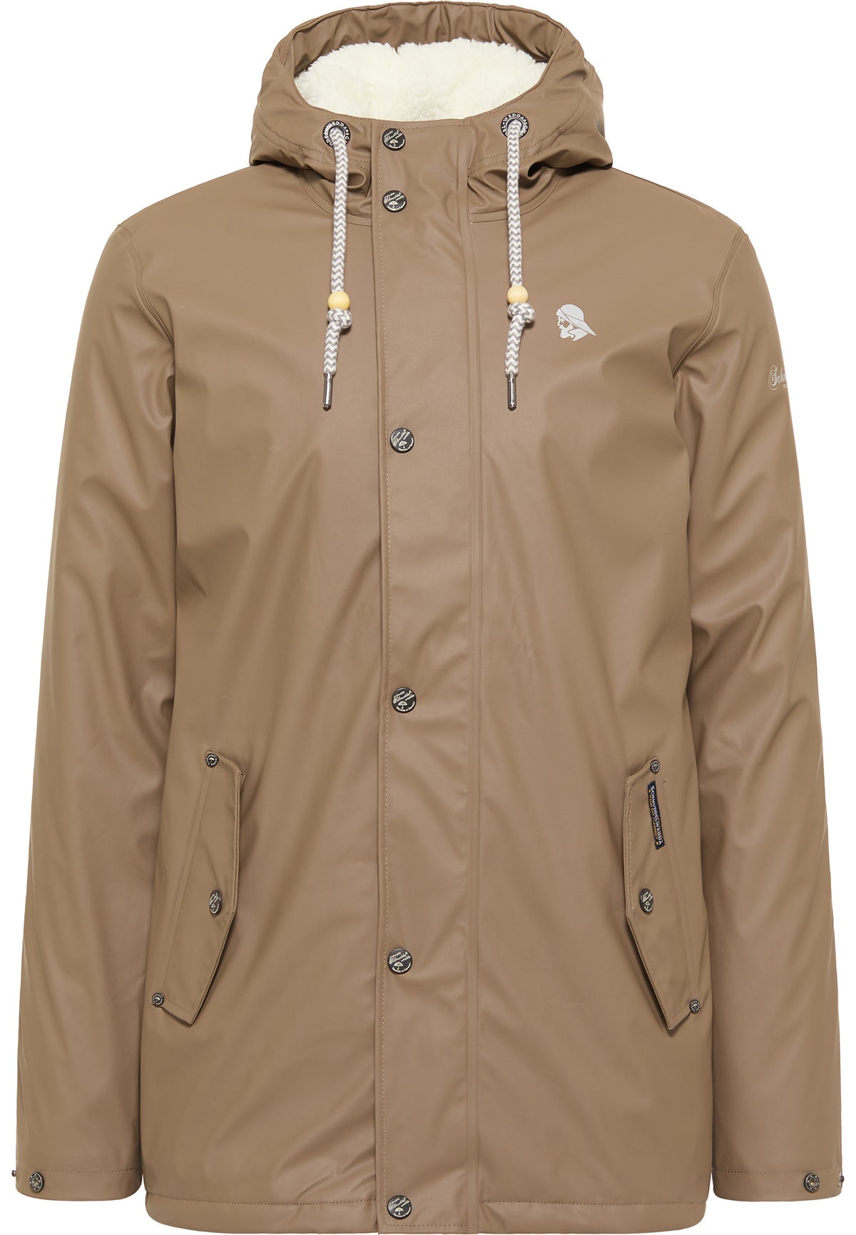 Schmuddelwedda Men's Regenjacke mit Teddyfutter