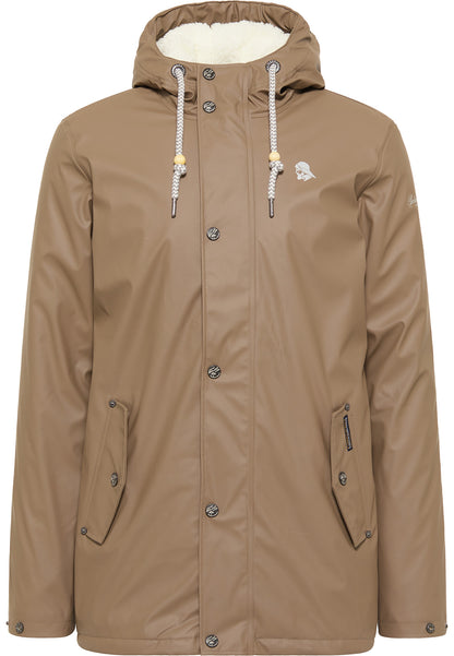 Schmuddelwedda Men's Regenjacke mit Teddyfutter