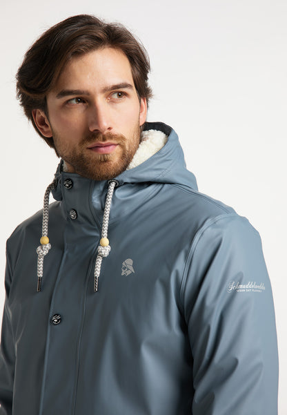 Schmuddelwedda Men's Regenjacke mit Teddyfutter